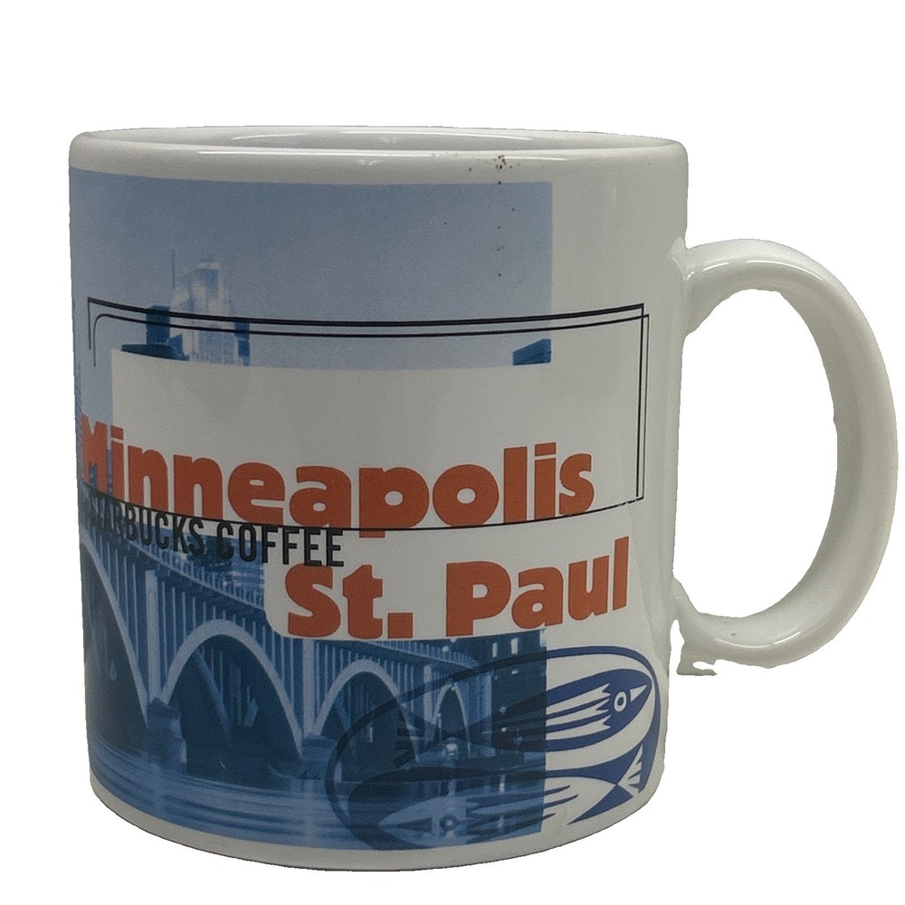 Vintage 1999 Starbucks Coffee Mug Minneapolis St Paul City Series 20 oz